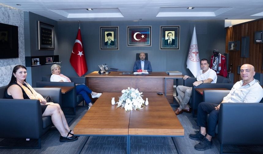Halil Nacar, Alzheimer Derneği Adana Şubesi yönetimini ağırladı