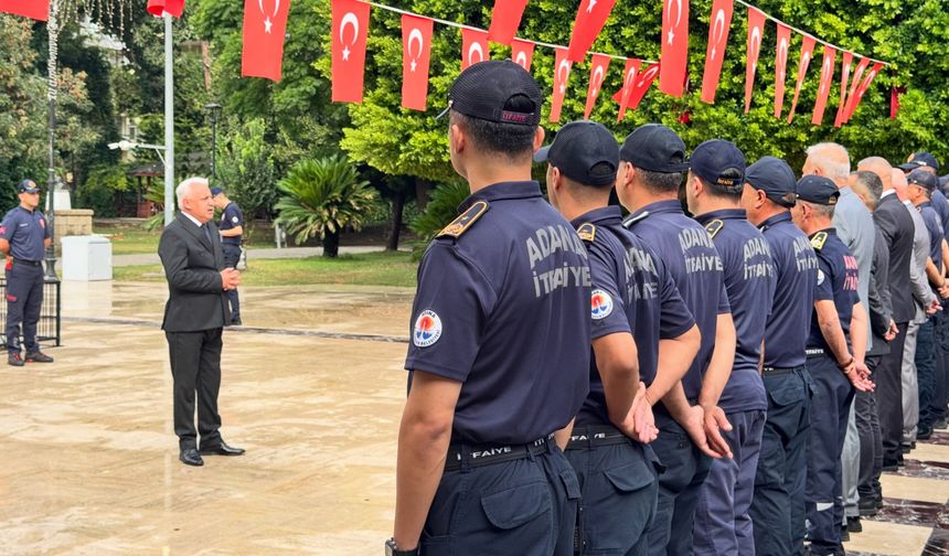 İtfaiye haftası’nda anlamlı tören: Şehitler unutulmadı