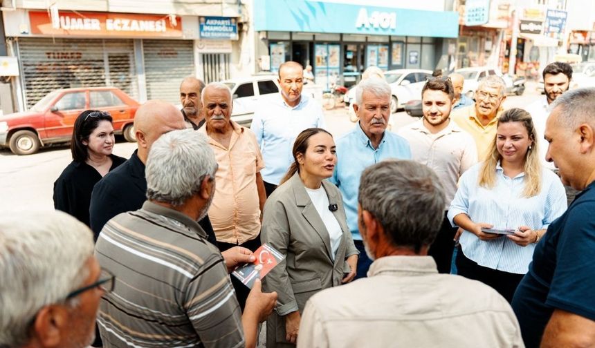 İYİ Partili Ayyüce Türkeş Taş Adana’da sahaya indi