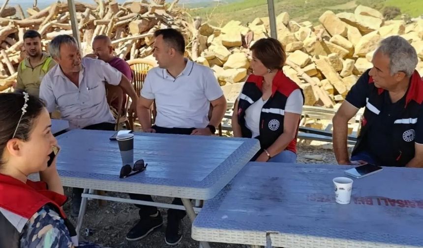 Karaisalı’da yangın mağdurları için ekipler sahada