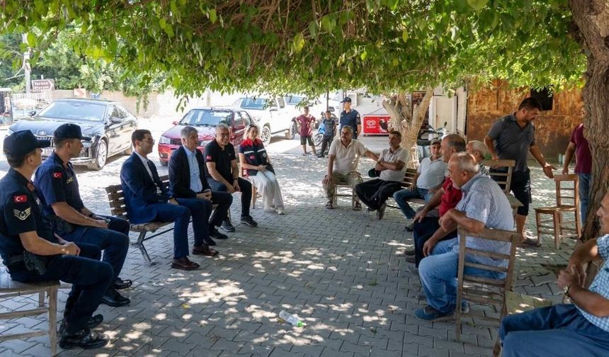 Kaymakam Onu’dan Tabaklar Mahallesi üreticilerine ziyaret