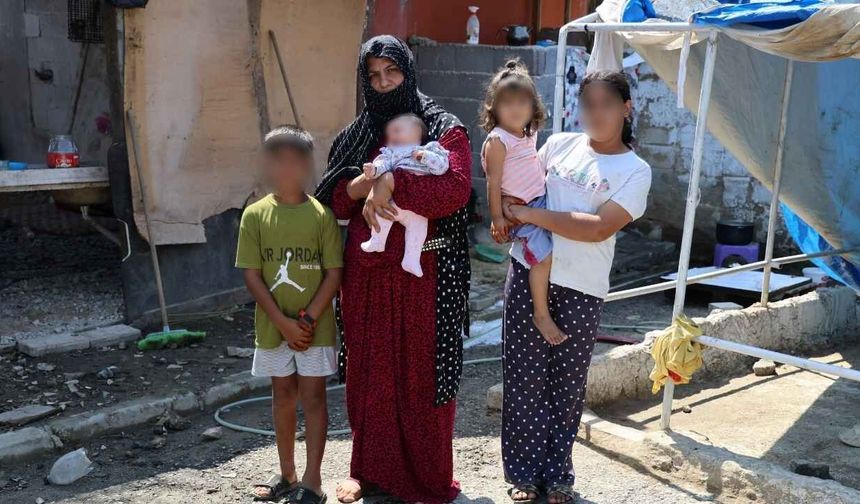 Adana'da ev hayali kabusa döndü: 5 çocuğuyla çadırda yaşıyor