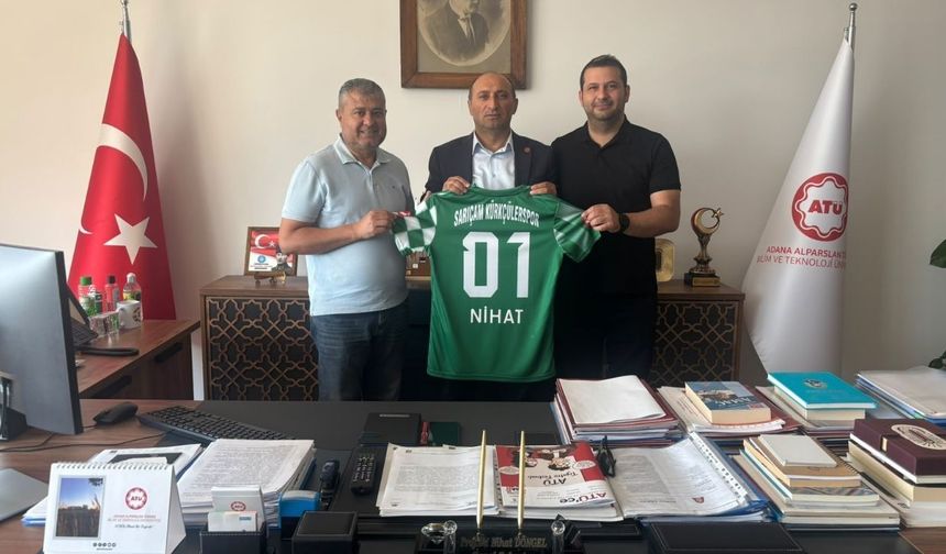 Sarıçam Kürkçüler Spor’dan Nihat Döngel’e ziyaret