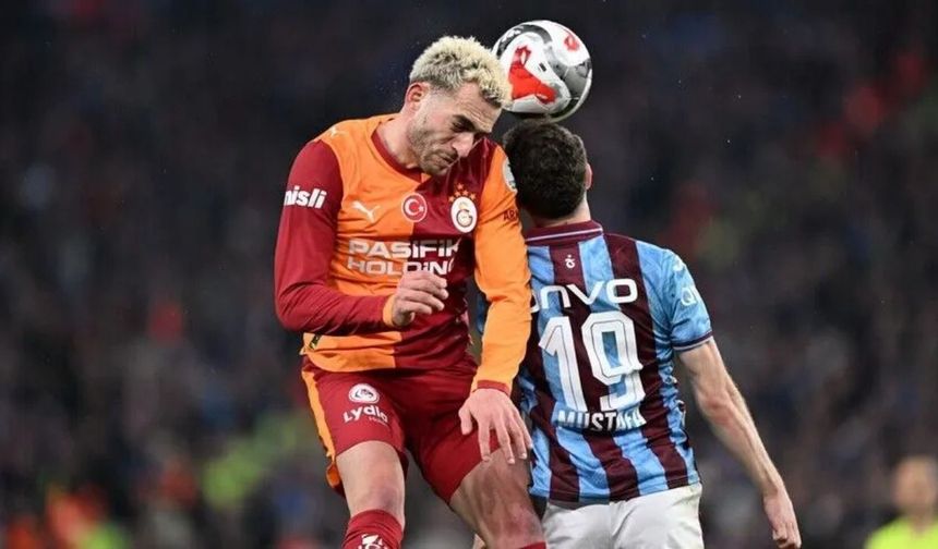 Trabzonspor-Galatasaray maçında muhtemel 11’ler belli oldu
