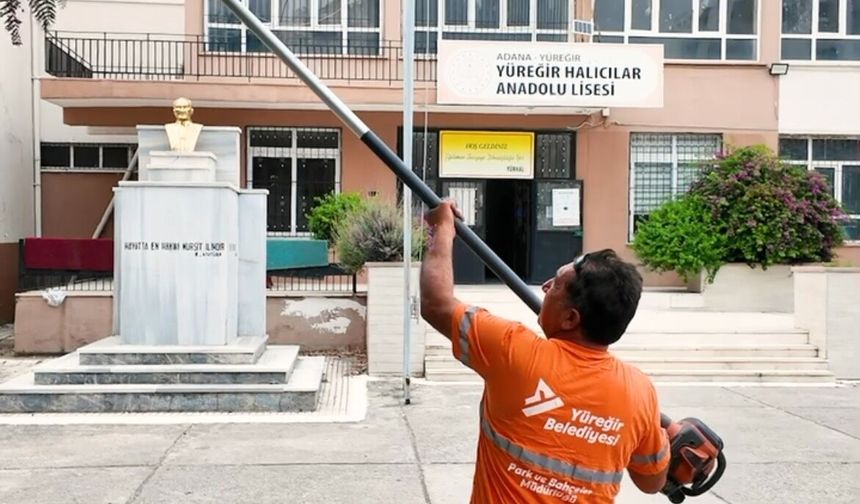 Yüreğir’de okullar yeni eğitim dönemine hazırlanıyor