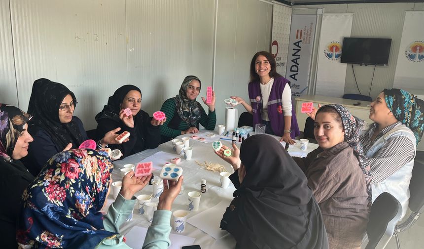 Adana Büyükşehir Belediyesi’nden Kadınlara özel Sabun Yapım Atölyesi