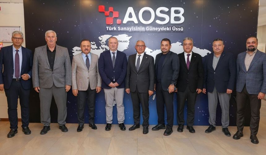 Adana iş dünyasının devleri AOSB'de buluştu