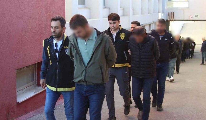 Adana merkezli sigorta dolandırıcılığı soruşturmasında 79 kişi adliyede