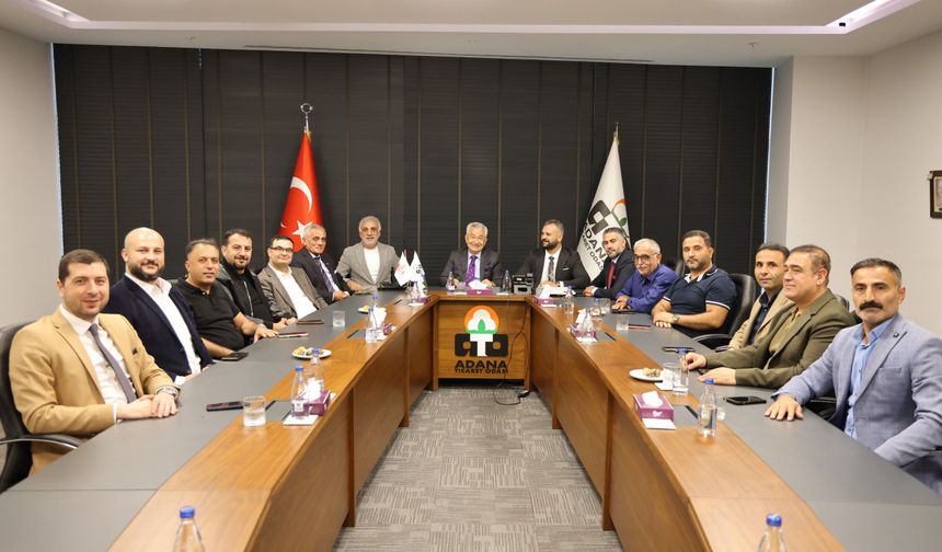 Adana Şanlıurfalılar Derneğinden ATO Başkanı Şahbaz’a ziyaret