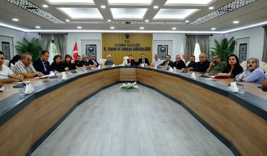 Adana’da 2026 yılı tarımsal üretim verileri değerlendirildi