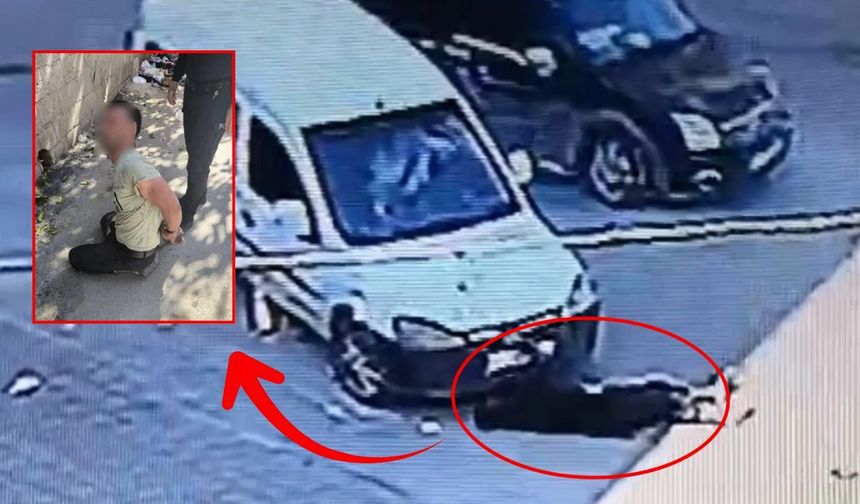 Adana’da film gibi olay: Aracın önüne yatıp otomobili kaçırdı