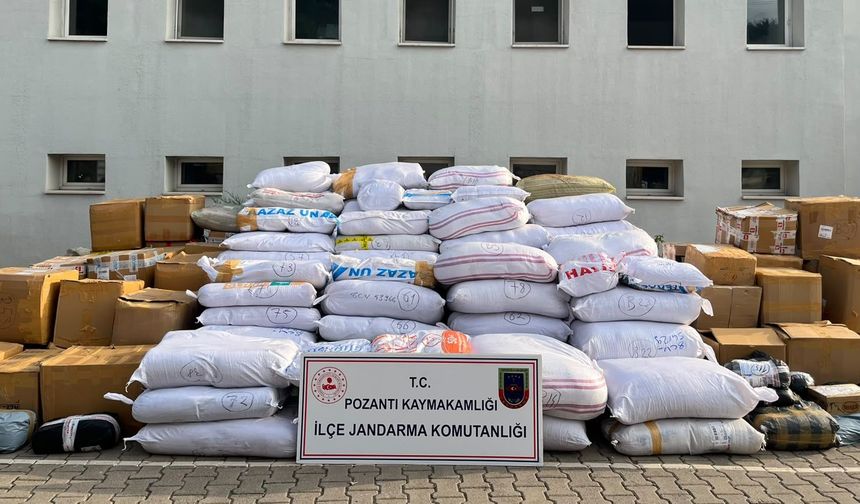 Adana’da iki tırdan 6 ton kaçak tütün çıktı: 2 gözaltı
