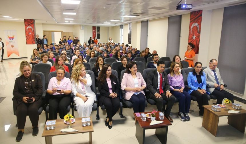 Adana’da meme kanserine karşı “Bir Umut Bir Yaşam” etkinliği düzenlendi