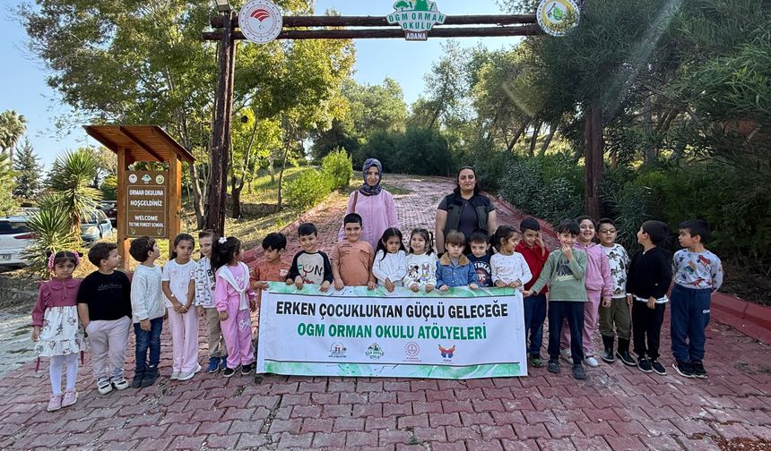 Adana'da miniklerden doğaya anlamlı yolculuk: Orman Okulu'nda keşif ve öğrenme vakti