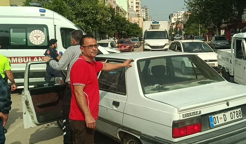 Adana’da motosikletli çiftin savrulduğu kaza güvenlik kamerasında