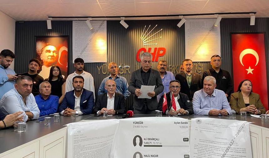 CHP'li Yeşilyurt'tan Yüreğir Belediyesi açıklaması: “Hukuki mücadelemiz sürecek”