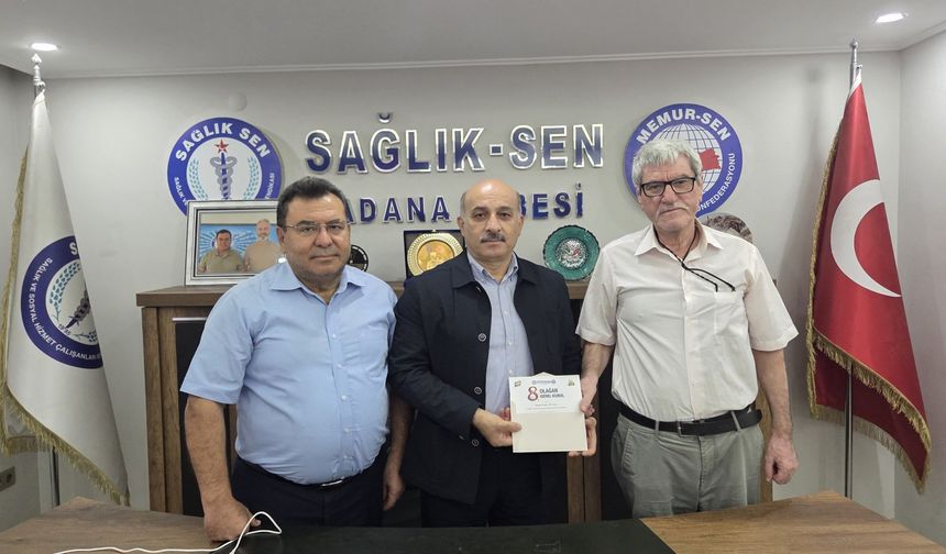Eğitim-Bir-Sen'den Sağlık-Sen'e Genel Kurul daveti