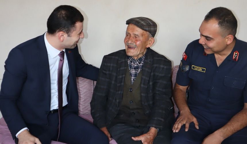 Feke’nin yaşayan çınarına vefa ziyareti