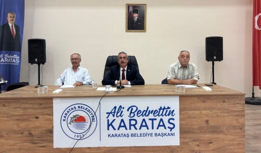 Karataş Belediyesi’nde 2027 bütçesi masaya yatırıldı