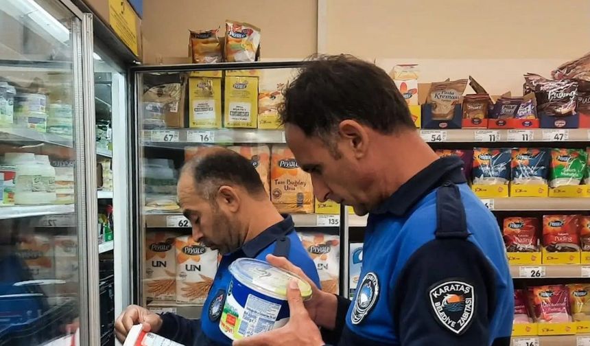 Karataş Belediyesinden sıkı market denetimi: "Halkın sağlığı kırmızı çizgimizdir"
