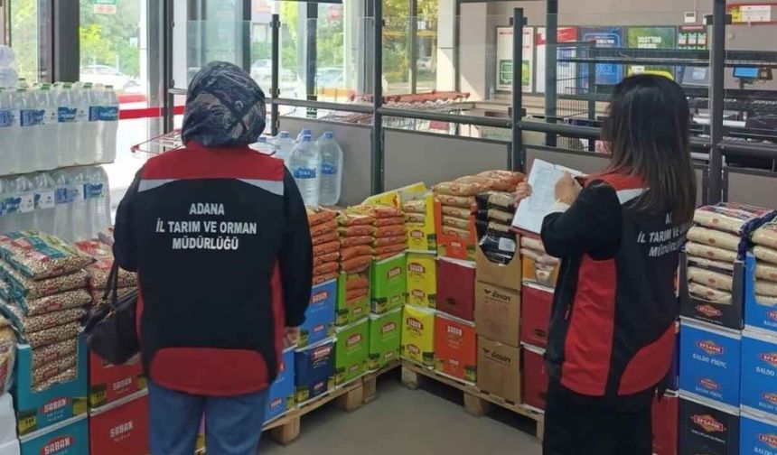 Kozan'da market ve pazar fiyatları takibe alındı