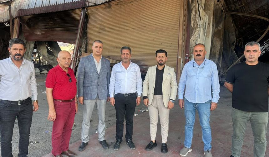 MAR-DAD'dan Adana Toptancı Hali esnafına moral ziyareti: "Yaraları birlikte saracağız"