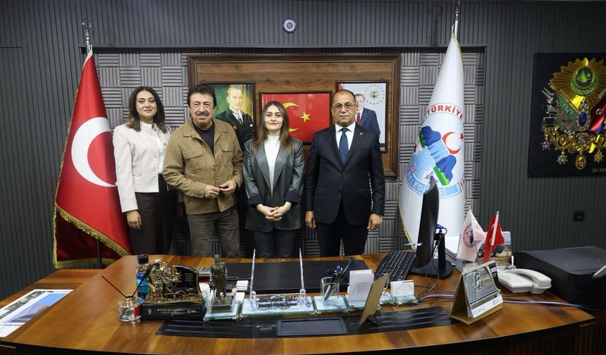 Saimbeyli Belediyesi’nde Kurtuluş Bayramı öncesi anlamlı ziyaret