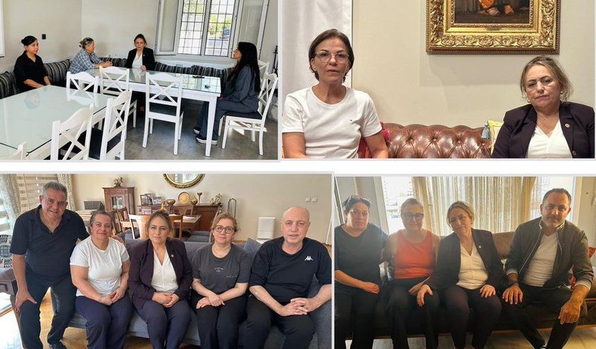 Şevkin’den ailelere dayanışma ziyareti: “En kısa sürede kavuşmalarını diliyorum”