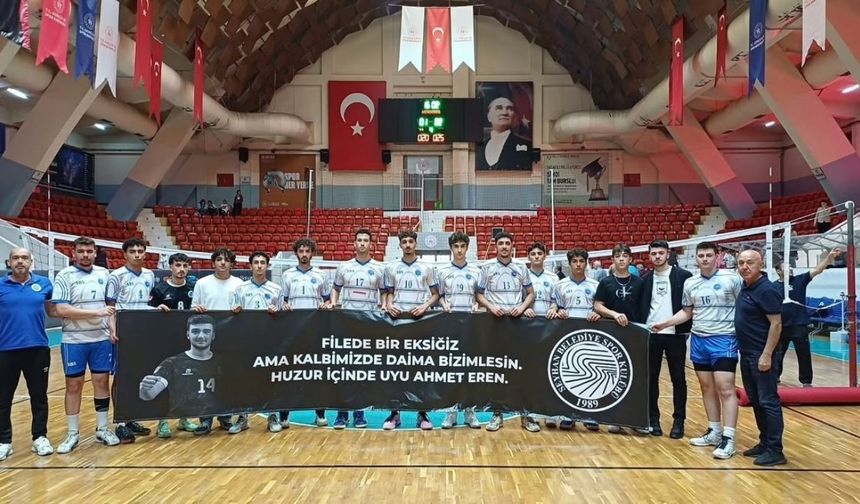 Seyhan Belediyespor galibiyeti Ahmet Eren’e armağan etti