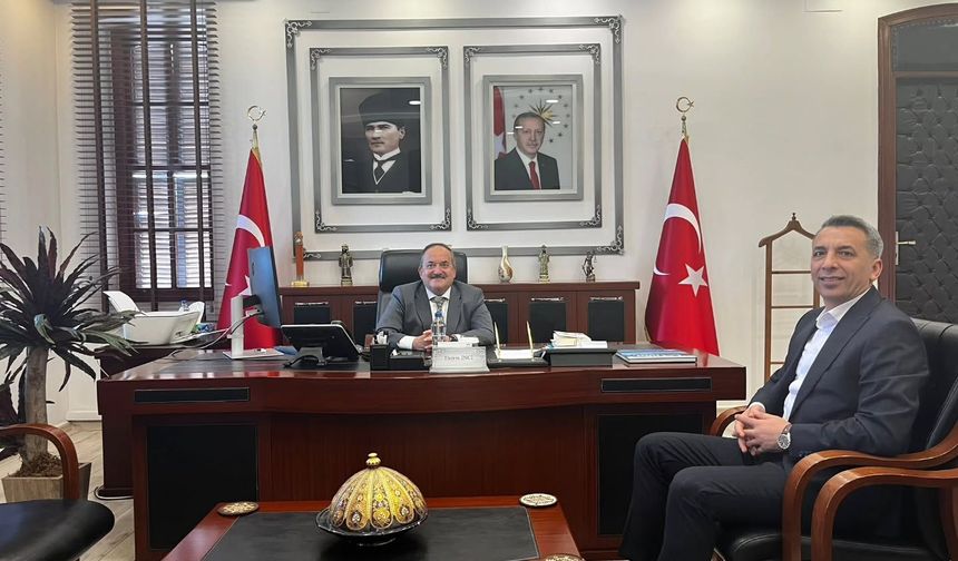 Seyhan’da güç birliği: Başkan Yardımcısı Mehmet Arif Tunç’tan Kaymakam Ekrem İnci’ye ziyaret