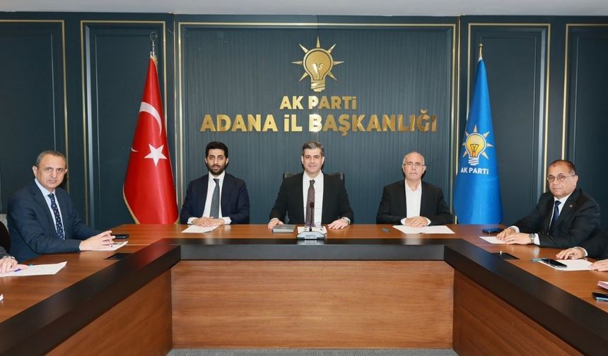 Tarık Özünal, AK Parti Adana grup toplantısına katıldı