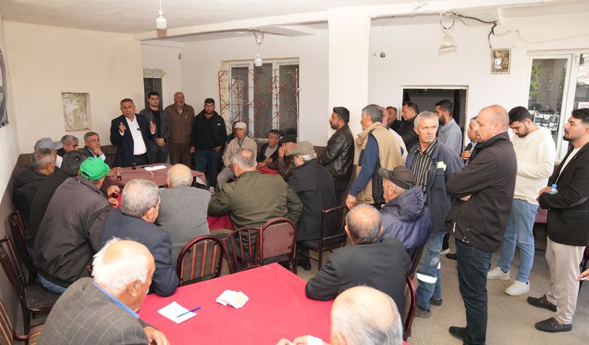 Tufanbeyli’de gönül köprüsü: Başkanlar Doğanlı ve Evci sakinleriyle kucaklaştı