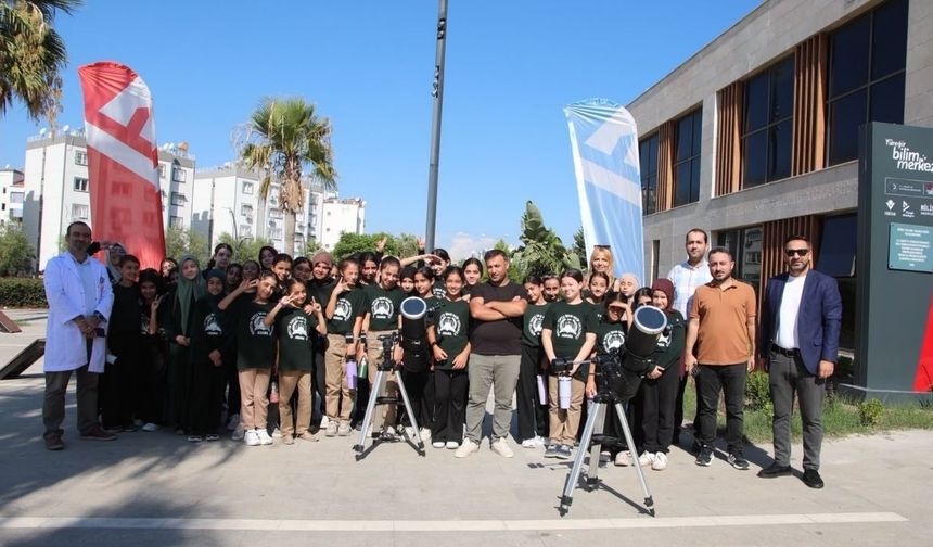 Yüreğir’de 150 öğrenci Güneş’i gözlemledi
