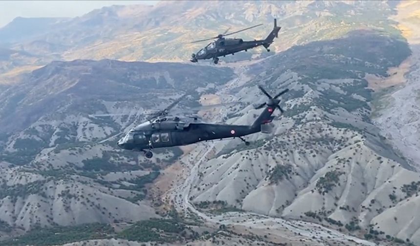 Terör örgütüne ait 42 mağara, sığınak ve depo imha edildi