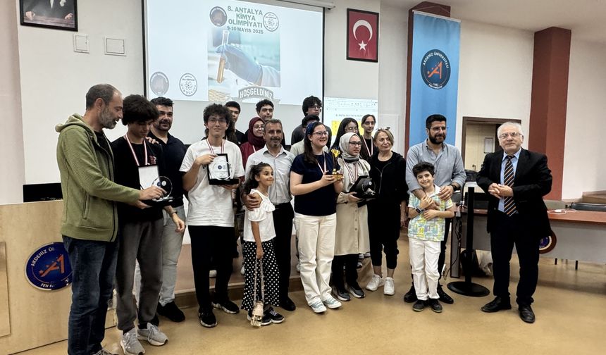 8. Antalya Kimya Olimpiyatı gerçekleştirildi