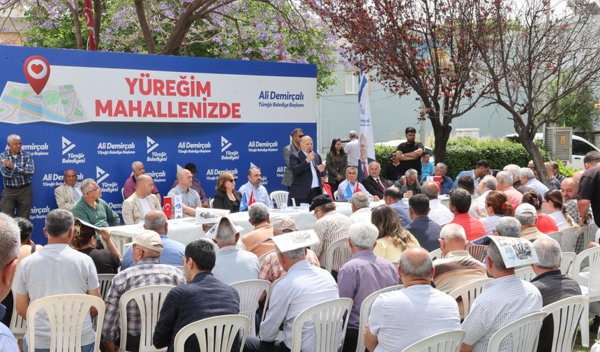 Başkan Demirçalı 10 günde 10 mahalle ziyaret etti