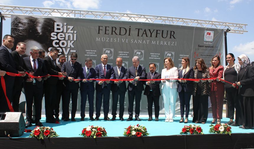 Ferdi Tayfur Müzesi ve Sanat Parkı’nın 1. etabı açıldı