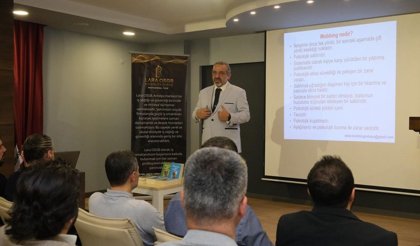 MÜSİAD Antalya’da iş güvenliği ve mobbing konusu ele alındı