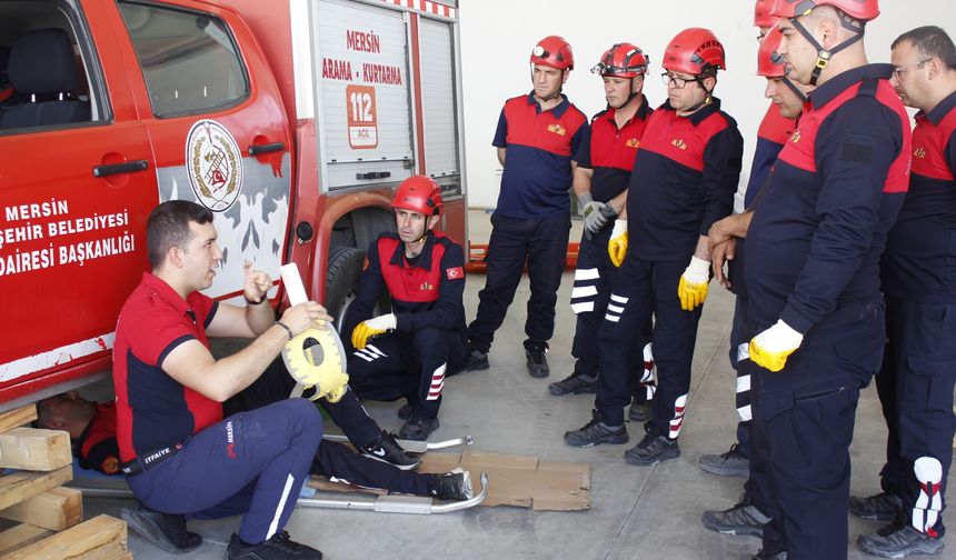Mersin İtfaiyesi, Ürgüp personeline 5 günlük eğitim verdi